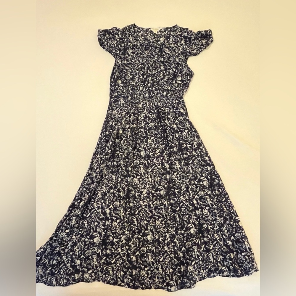 Lucky Brand Navy Midi Dress